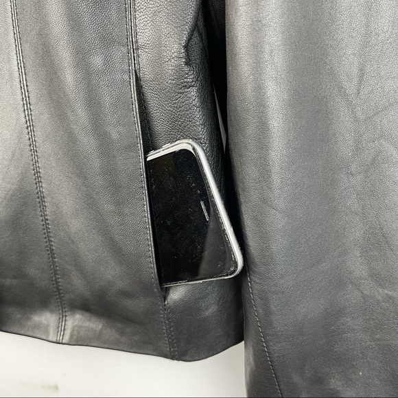 *SOLD Croft & Barrow Lambskin Leather Jacket-Blazer - Picture 8 of 16